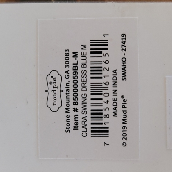 Mud pie plaid dress - Picture 3 of 3